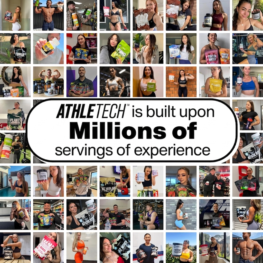 Athletech is built upon millions of servings of experience