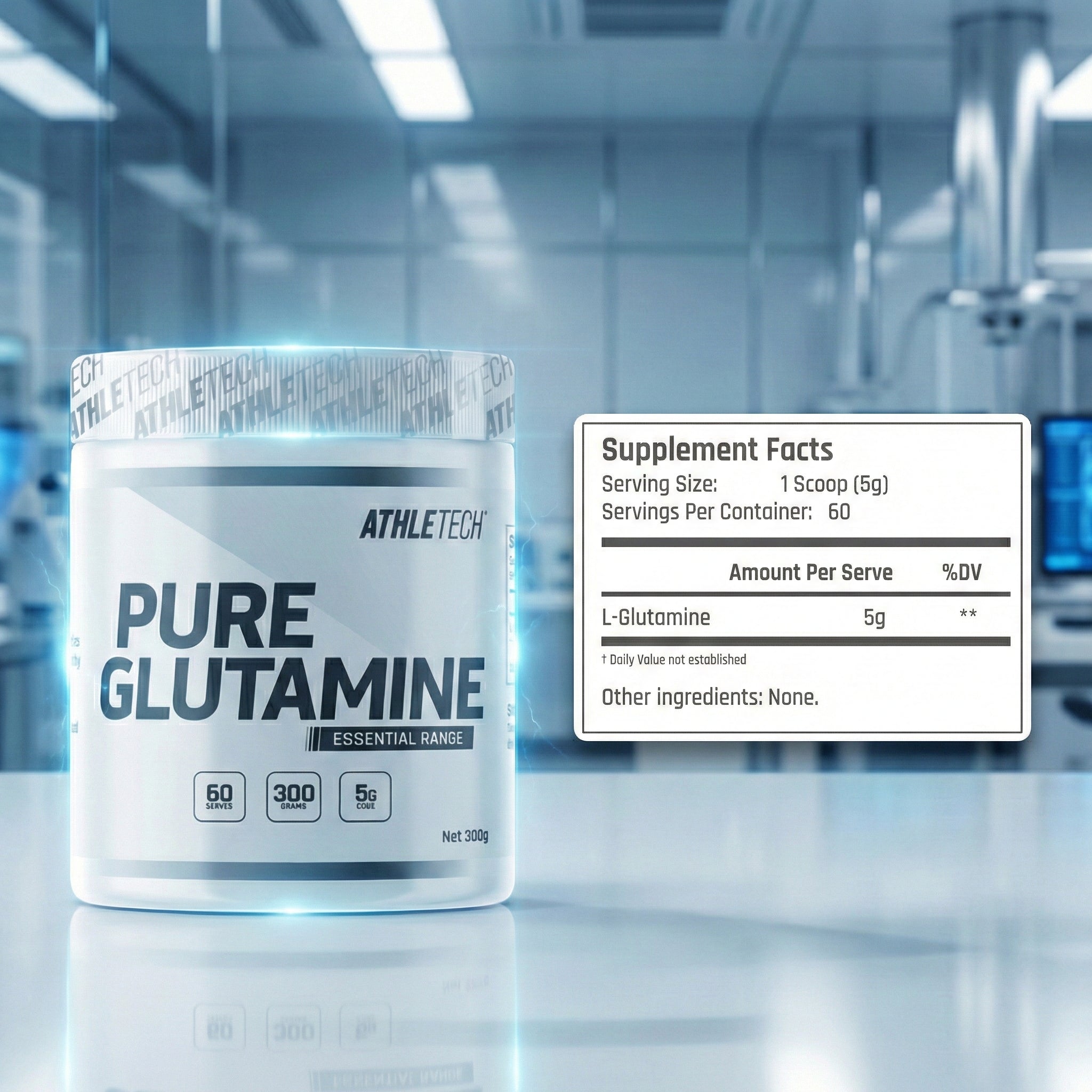 Athletech Pure Glutamine 300g