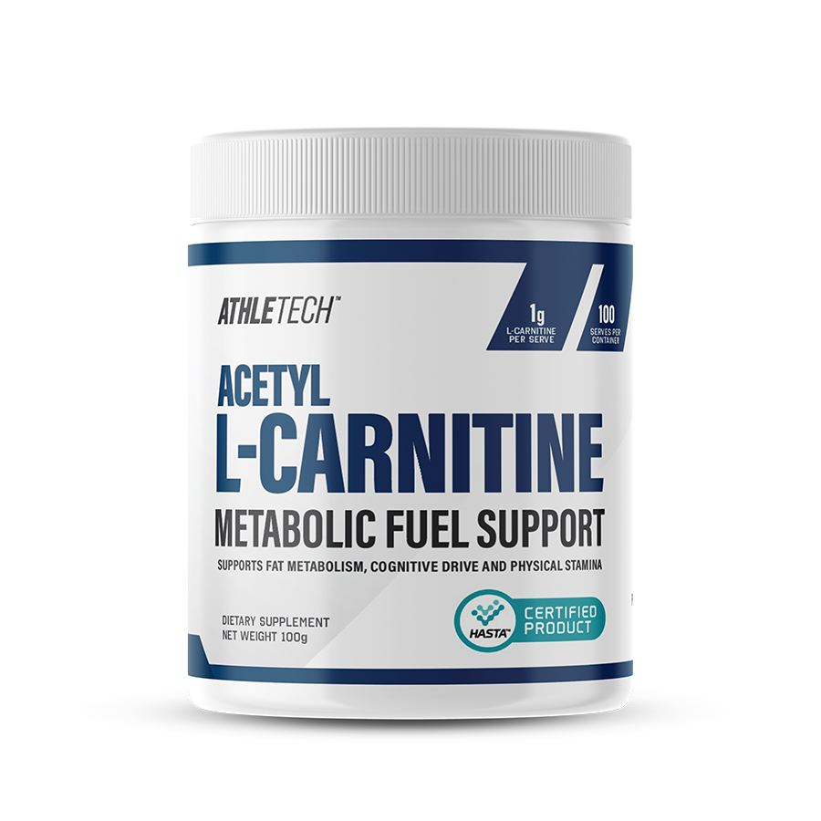 Athletech Acetyl L-Carnitine - 1g per serve, 100 serves, 100g tub