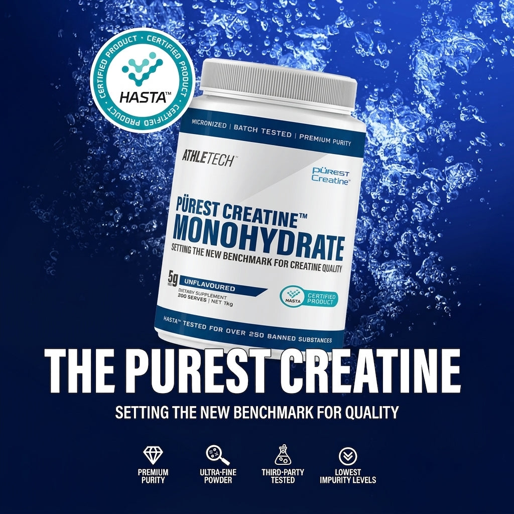 Athletech Purest Creatine 1kg - the purest creatine