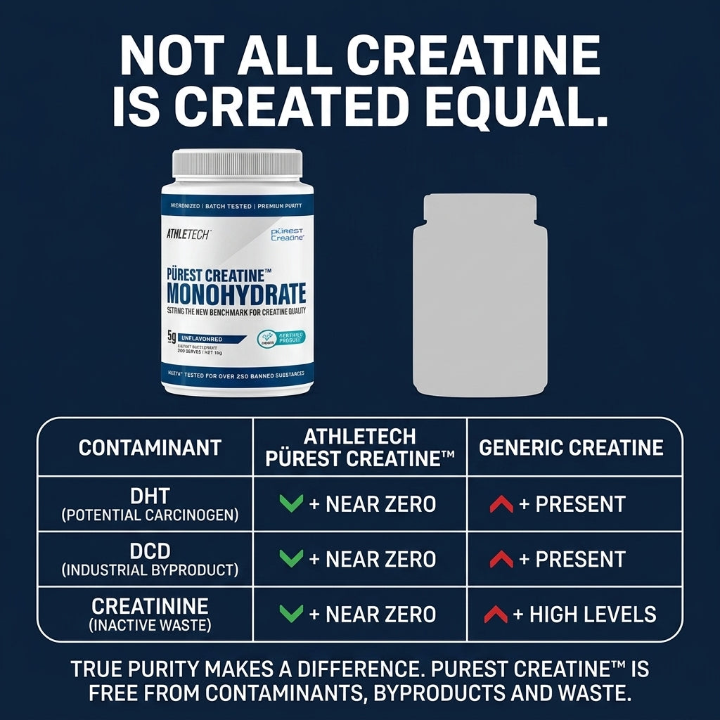 Not all creatine is created equal - purity comparison