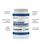 Athletech Purest Creatine 1kg key benefits