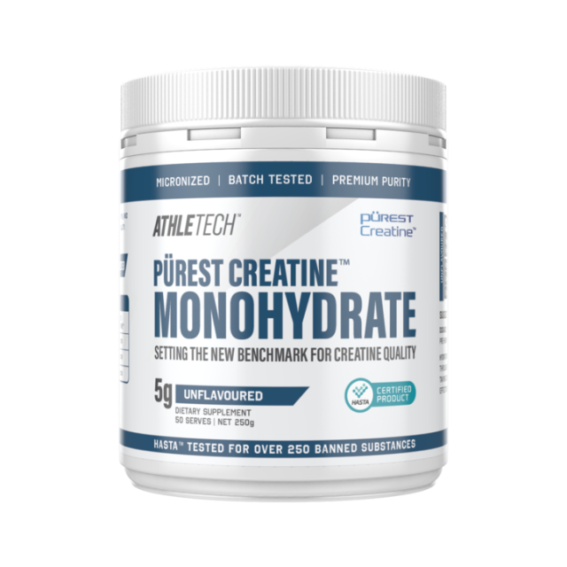 Athletech Purest Creatine HASTA-certified tub