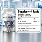 DL185 supplement facts - 2000mg dileucine, 28 servings