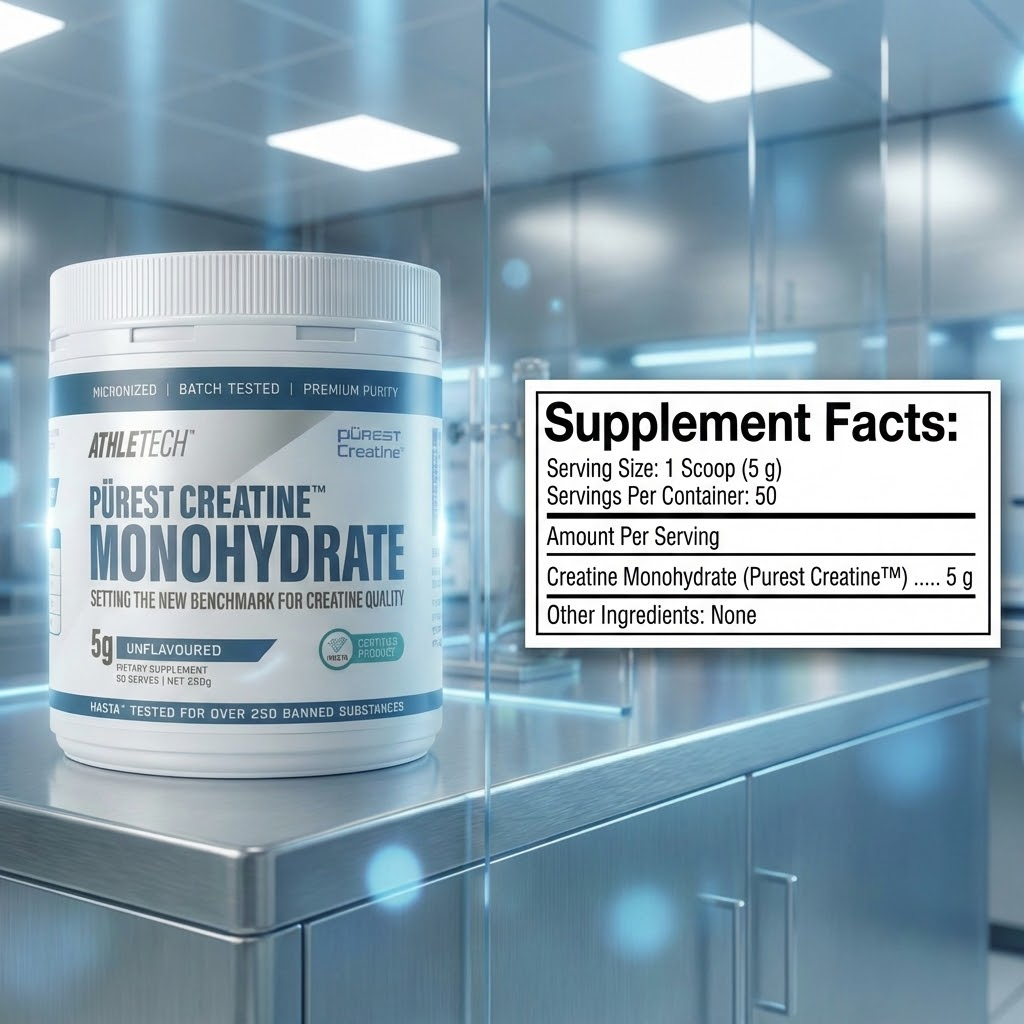 Athletech Purest Creatine Monohydrate 250g