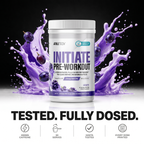 Initiate Pre-Workout - tested, fully dosed - Grape splash