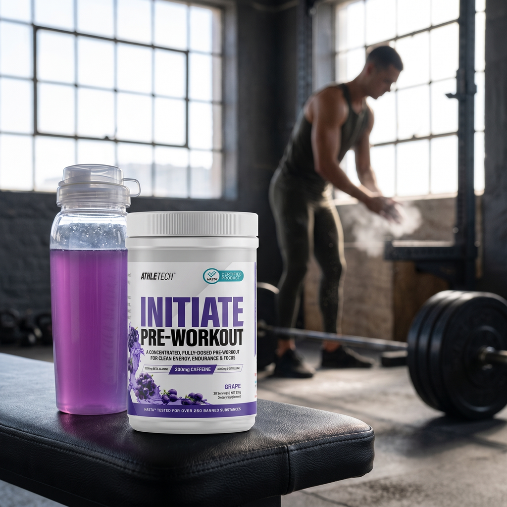 Initiate Pre-Workout at the gym