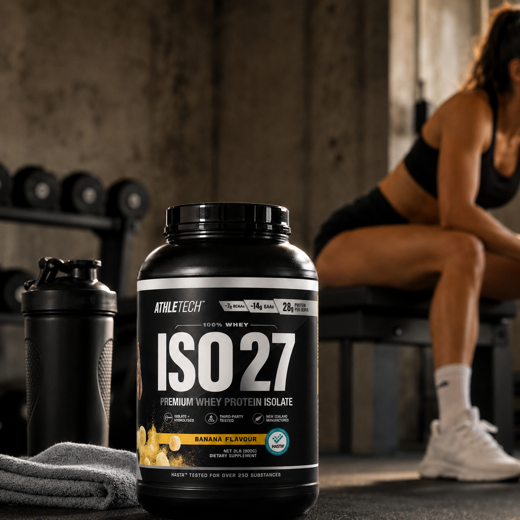 ISO 27 post-training at the gym