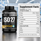 ISO 27 supplement facts - Banana flavour