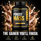 Pürest Mass - the gainer you'll finish: 453 calories, 25g protein, 5g creatine, about 19 serves
